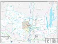 Hampshire, Ma Carrier Route Wall Map