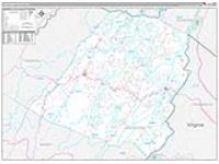 Hampshire, Wv Wall Map Zip Code