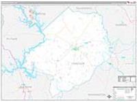 Hancock, Ga Carrier Route Wall Map