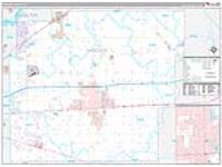 Hancock, In Carrier Route Wall Map
