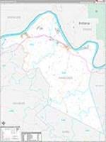 Hancock, Ky Carrier Route Wall Map