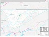 Hancock, Tn Carrier Route Wall Map