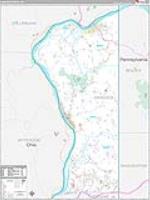 Hancock, Wv Carrier Route Wall Map