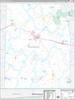 Hardeman, Tn Carrier Route Wall Map