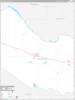Hardeman, Tx Carrier Route Wall Map