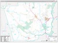 Hardin, Tx Carrier Route Wall Map