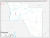 Harding, Nm Carrier Route Wall Map