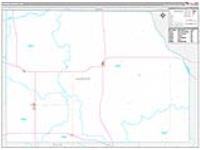 Harper, Ok Carrier Route Wall Map