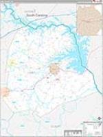 Hart, Ga Carrier Route Wall Map
