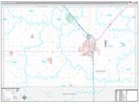 Harvey, Ks Carrier Route Wall Map