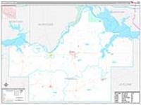 Haskell, Ok Carrier Route Wall Map
