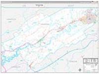 Hawkins, Tn Carrier Route Wall Map