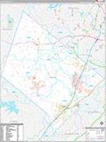 Hays, Tx Carrier Route Wall Map