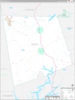 Heard, Ga Carrier Route Wall Map