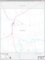 Hemphill, Tx Carrier Route Wall Map
