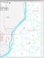 Henderson, Il Wall Map Zip Code