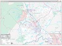 Henderson, Nc Carrier Route Wall Map