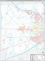 Hendricks, In Carrier Route Wall Map