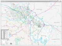 Henrico, Va Carrier Route Wall Map