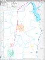 Henry, Al Carrier Route Wall Map