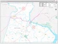 Hertford, Nc Carrier Route Wall Map