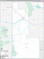 Hidalgo, Nm Wall Map Zip Code