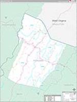 Highland, Va Wall Map Zip Code