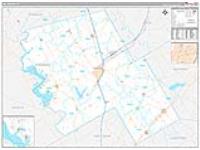 Hill, Tx Carrier Route Wall Map