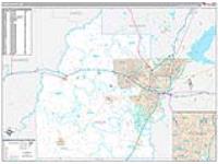 Hinds, Ms Carrier Route Wall Map