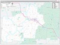 Hocking, Oh Carrier Route Wall Map
