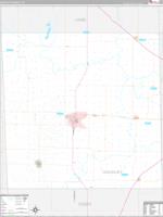 Hockley County, TX Zip Code Wall Map Basic Style by MarketMAPS - MapSales