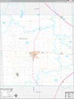 Hockley, Tx Carrier Route Wall Map