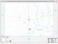 Hodgeman, Ks Carrier Route Wall Map