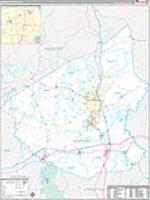 Hopkins, Ky Carrier Route Wall Map
