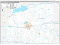 Hopkins, Tx Carrier Route Wall Map