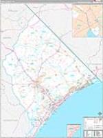 Horry, Sc Carrier Route Wall Map