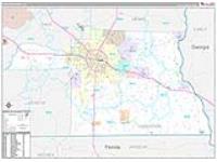Houston, Al Carrier Route Wall Map