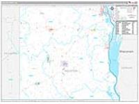 Houston, Mn Wall Map Zip Code
