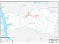 Houston, Tn Carrier Route Wall Map