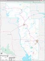 Howard, Ar Carrier Route Wall Map