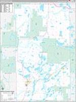 Hubbard, Mn Wall Map Zip Code