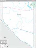 Hudspeth, Tx Carrier Route Wall Map