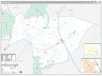 Huerfano, Co Carrier Route Wall Map