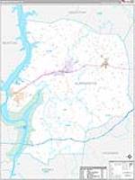 Humphreys, Tn Carrier Route Wall Map
