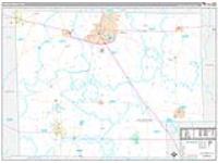 Huron, Oh Carrier Route Wall Map