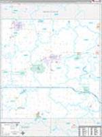 Ionia, Mi Carrier Route Wall Map