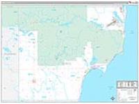 Iosco, Mi Carrier Route Wall Map