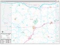 Iowa, Wi Carrier Route Wall Map