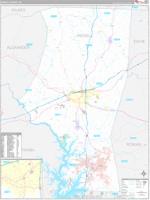 Iredell, Nc Carrier Route Wall Map