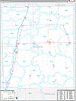 Iroquois, Il Wall Map Zip Code